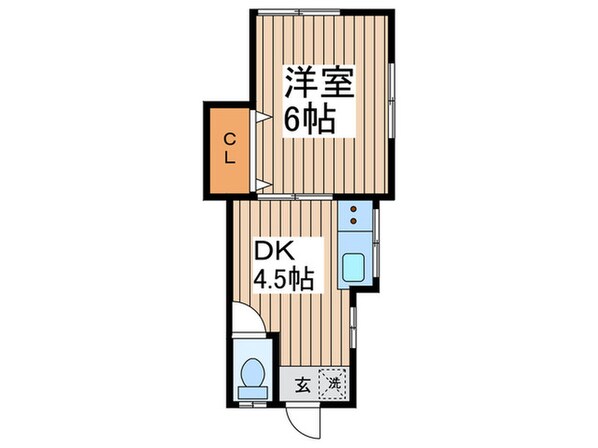 小島荘の物件間取画像